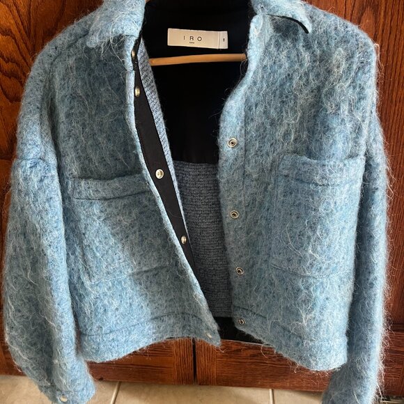 A.L.C. Blue Mohair Jacket Size 36 / US 6 - Picture 2 of 6